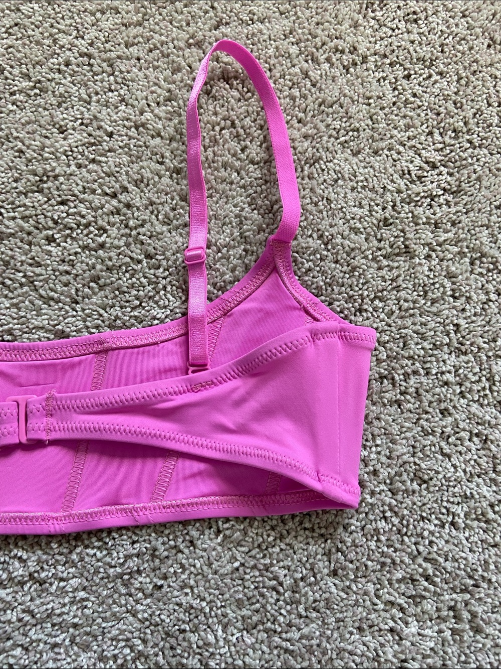 Skims โข Recycled Swim Corset Bikini Top Neon Orchid - Picture 6 of 14
